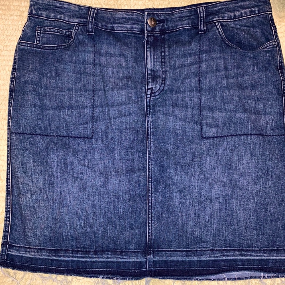 Style & Co. denim skirt
